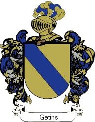 Escudo del apellido Gatins