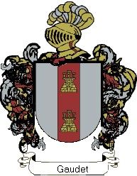 Escudo del apellido Gaudet