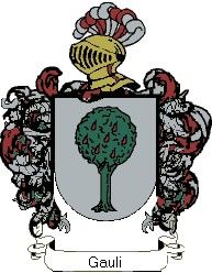 Escudo del apellido Gauli