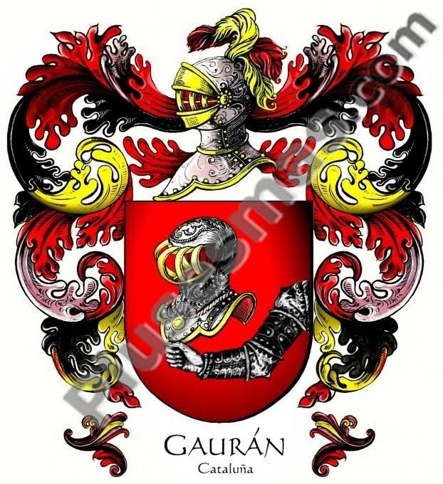 Escudo del apellido Gaurán