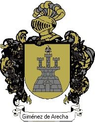 Escudo del apellido Giménez de arechaga