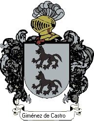 Escudo del apellido Giménez de castro
