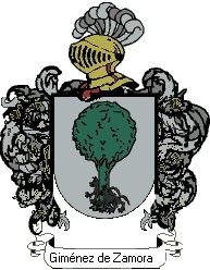Escudo del apellido Giménez de zamora