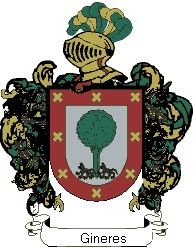 Escudo del apellido Gineres