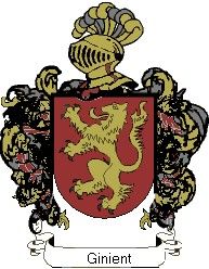 Escudo del apellido Ginient