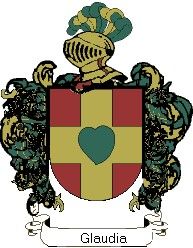 Escudo del apellido Glaudia
