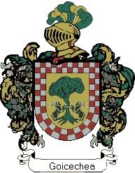 Escudo del apellido Goicechea