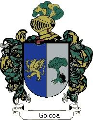 Escudo del apellido Goicoa