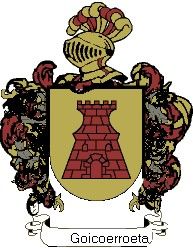 Escudo del apellido Goicoerroeta