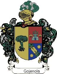 Escudo del apellido Gojenola