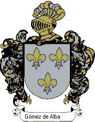 Escudo del apellido Gómez de alba