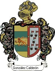 Escudo del apellido González calderón