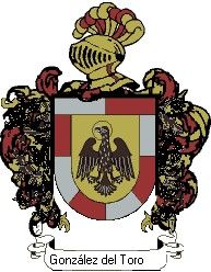 Escudo del apellido González del toro
