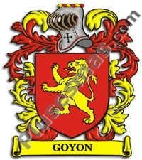 Escudo del apellido Goyon