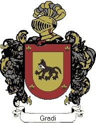 Escudo del apellido Gradi