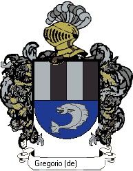 Escudo del apellido Gregorio (de)