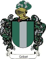 Escudo del apellido Gribet