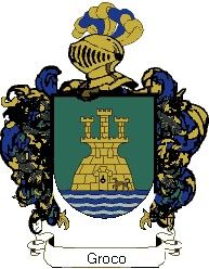 Escudo del apellido Groco