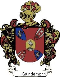 Escudo del apellido Grundemann