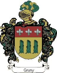 Escudo del apellido Gruny