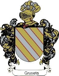 Escudo del apellido Gruseta