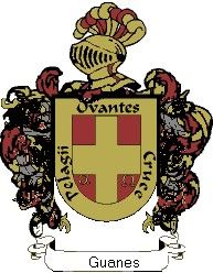 Escudo del apellido Guanes
