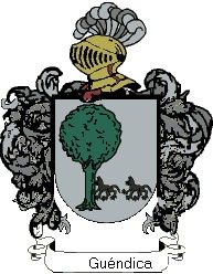 Escudo del apellido Guéndica