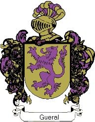 Escudo del apellido Gueral