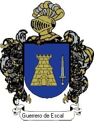 Escudo del apellido Guerrero de escalante