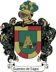 Escudo del apellido Guerrero de sagrario