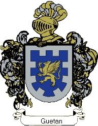 Escudo del apellido Guetan