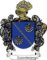 Escudo del apellido Guiordanengo