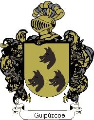 Escudo del apellido Guipúzcoa