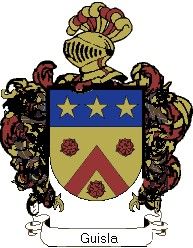 Escudo del apellido Guisla