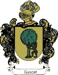 Escudo del apellido Guscet