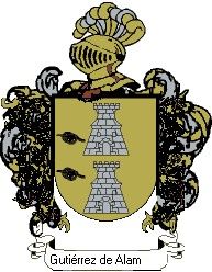 Escudo del apellido Gutiérrez de alamo