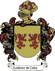 Escudo del apellido Gutiérrez de ceballos