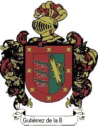 Escudo del apellido Gutiérrez de la barreda