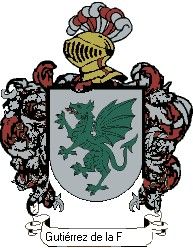 Escudo del apellido Gutiérrez de la fuente