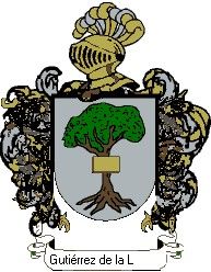 Escudo del apellido Gutiérrez de la losa