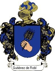 Escudo del apellido Gutiérrez de robles