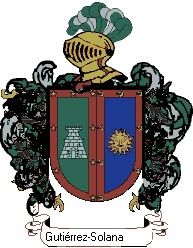 Escudo del apellido Gutiérrez-solana