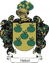 Escudo del apellido Hebot