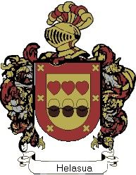 Escudo del apellido Helasua