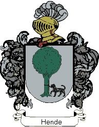 Escudo del apellido Hende