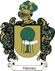 Escudo del apellido Henraiz