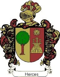 Escudo del apellido Herces