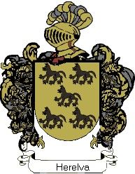 Escudo del apellido Herelva