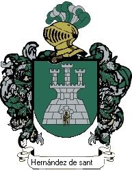 Escudo del apellido Hernández de santa cruz