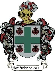 Escudo del apellido Hernández de vicuña